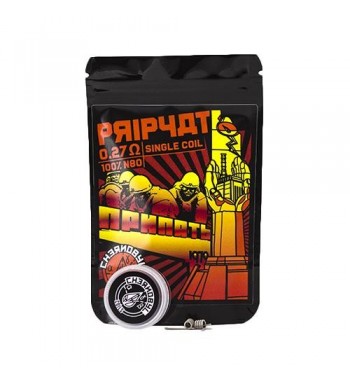 PRIPYAT SINGLE 0.27 OHM Chernobyl Coils PRIPYAT SINGLE 0.27 OHM Chernobyl Coils