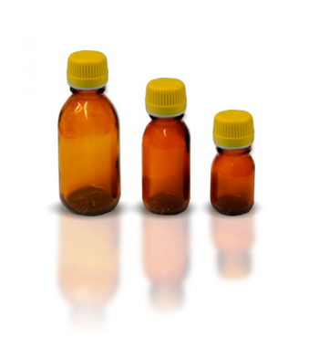 Botella CRISTAL AMBAR Botella CRISTAL AMBAR