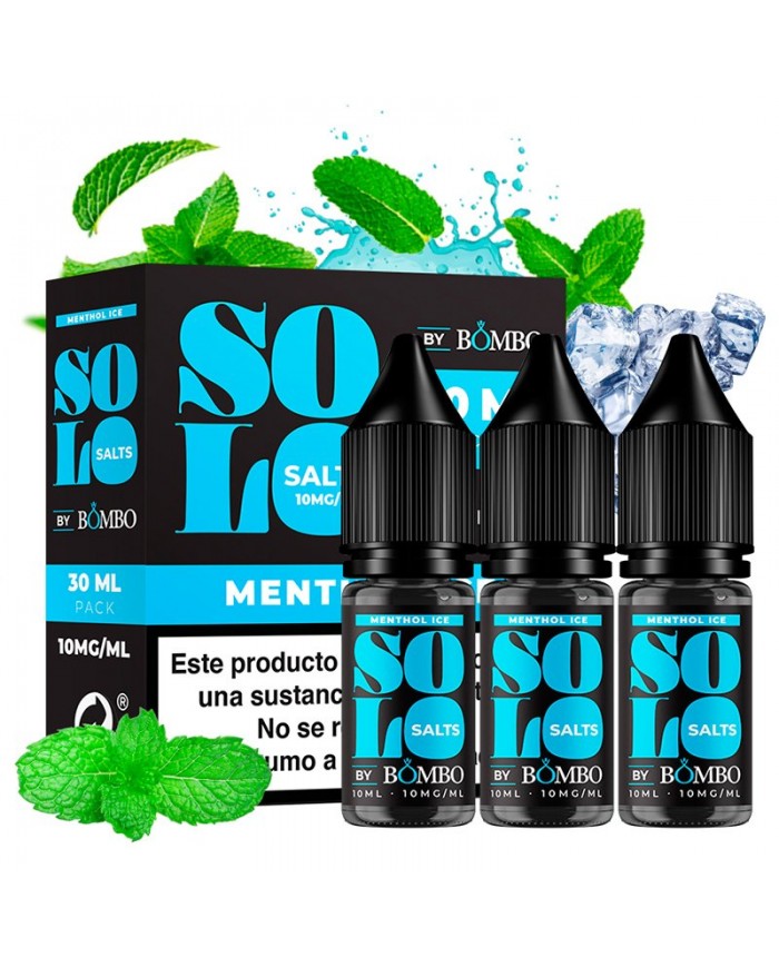Sales MENTHOL ICE SOLO Tripack By Bombo