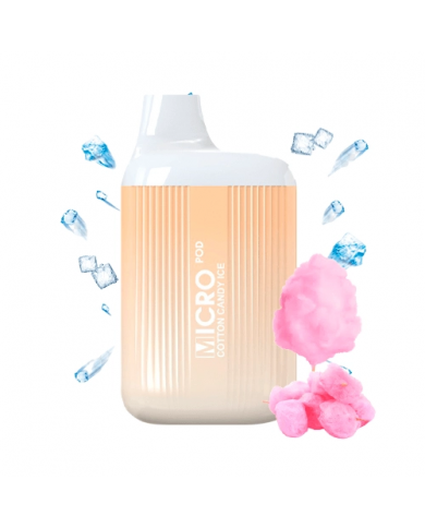 Micro Pod COTTON CANDY ICE 600 PUFFS Pod Desechable Micro Pod COTTON CANDY ICE 600 PUFFS Pod Desechable