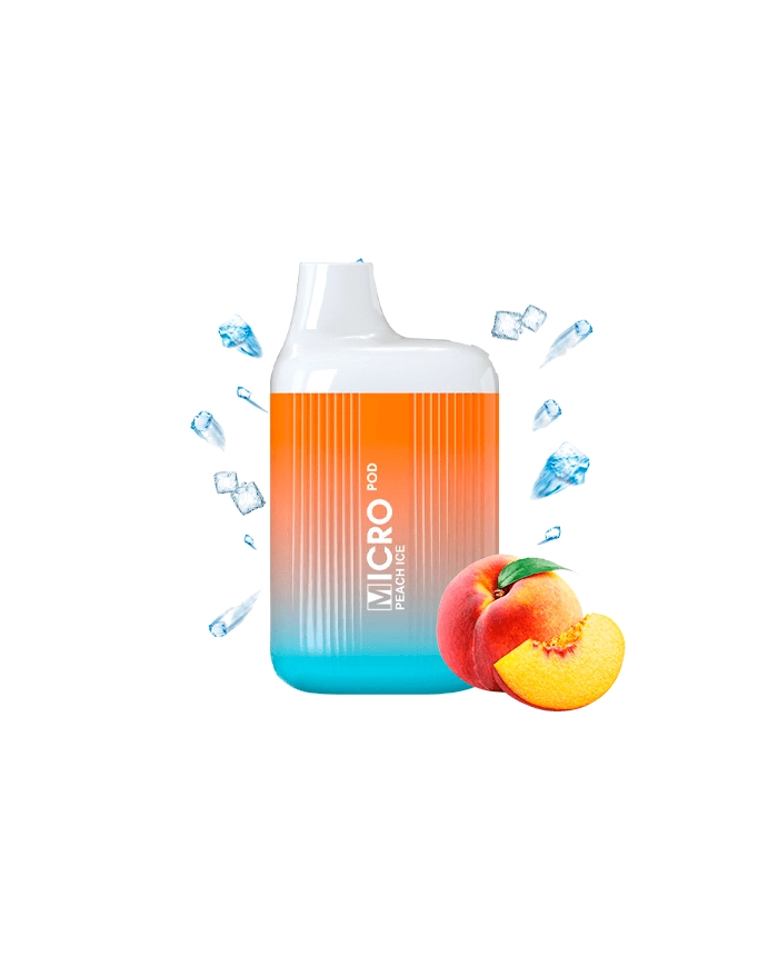 Micro Pod PEACH ICE 600 PUFFS Pod Desechable