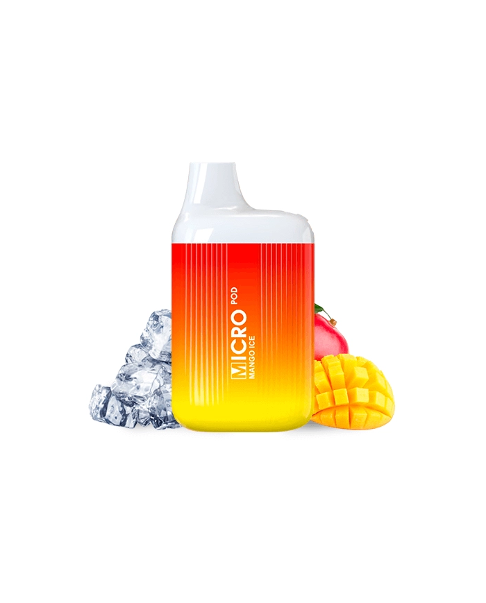 Micro Pod MANGO ICE 600 PUFFS Pod Desechable