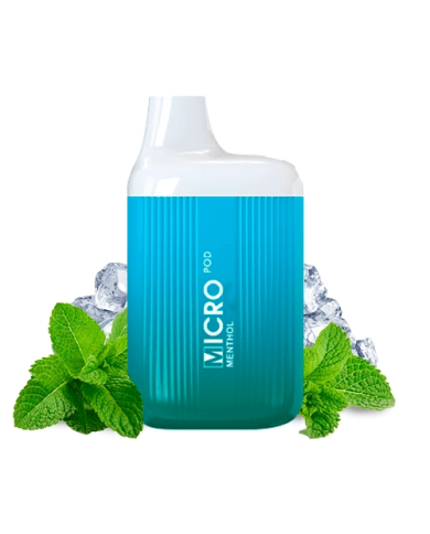Micro Pod MENTHOL 600 PUFFS Pod Desechable Micro Pod MENTHOL 600 PUFFS Pod Desechable