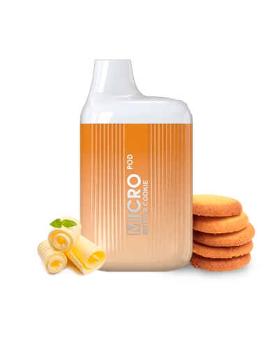 Micro Pod BUTTER COOKIE 600 PUFFS Pod Desechable Micro Pod BUTTER COOKIE 600 PUFFS Pod Desechable
