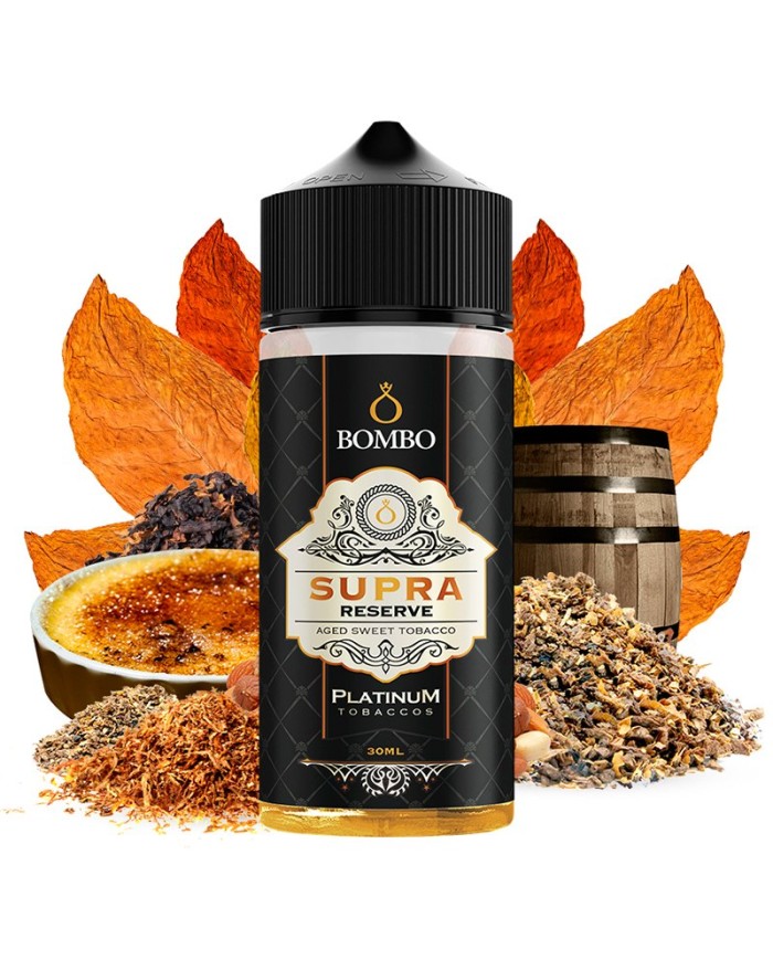 Longfill SUPRA RESERVE 30Ml Platinum Tobaccos By Bombo