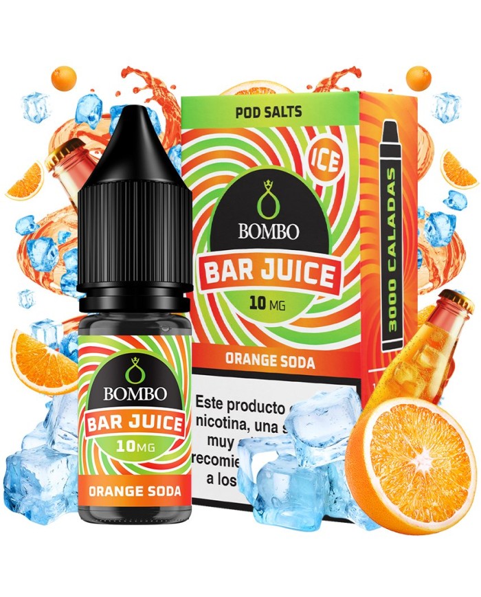 Sales ORANGE SODA ICE Bar Juice By Bombo