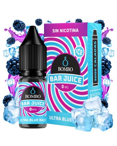 Bar Juice By Bombo ULTRA BLUE RAZZ ICE 10 Mililitros Bar Juice By Bombo ULTRA BLUE RAZZ ICE 10 Mililitros