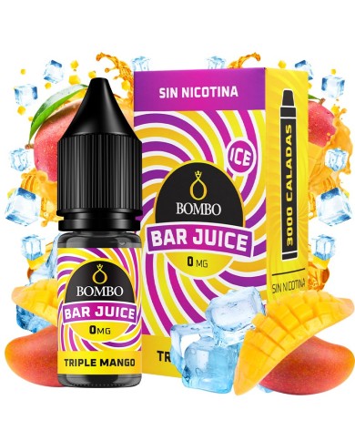Bar Juice By Bombo TRIPLE MANGO ICE 10 Mililitros Bar Juice By Bombo TRIPLE MANGO ICE 10 Mililitros