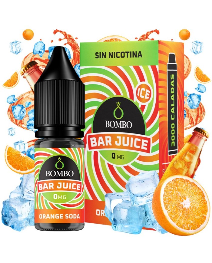 Bar Juice By Bombo ORANGE SODA ICE 10 Mililitros