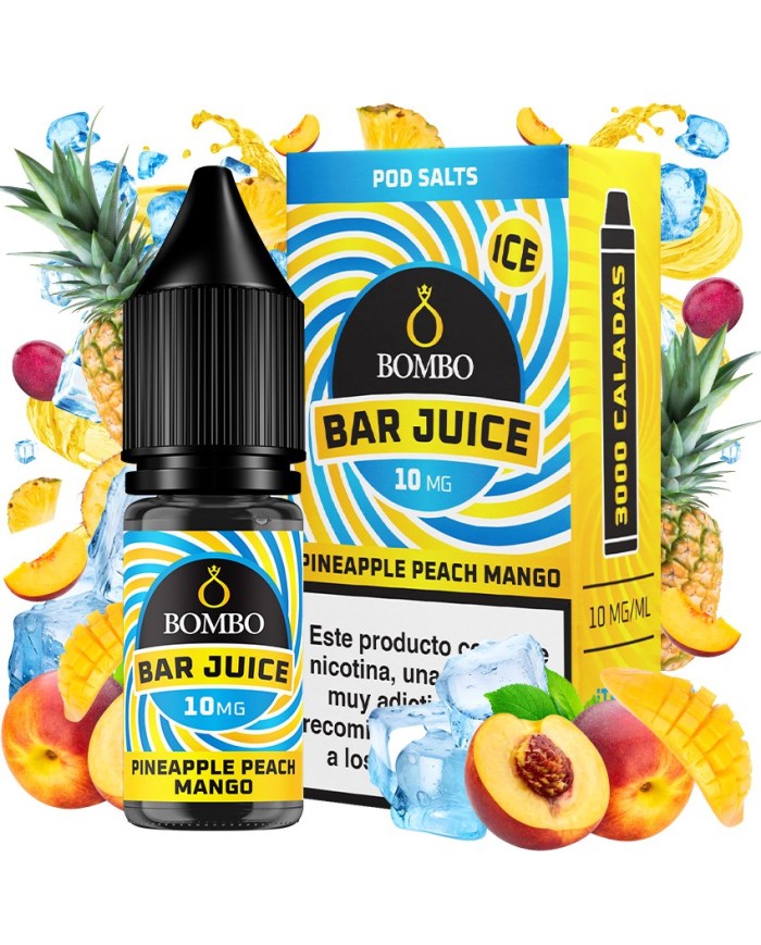 Sales PINEAPPLE PEACH MANGO ICE Bar Juice By Bombo