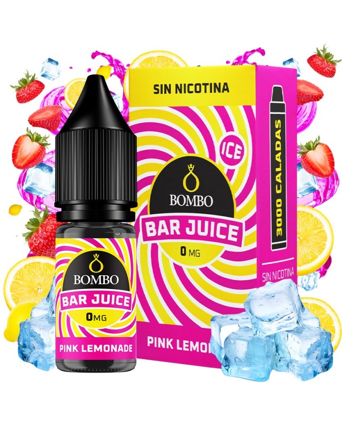Bar Juice By Bombo PINK LEMONADE ICE 10 Mililitros