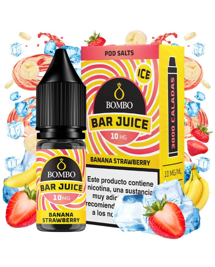 Sales BANANA STRAWBERRY ICE Bar Juice By Bombo
