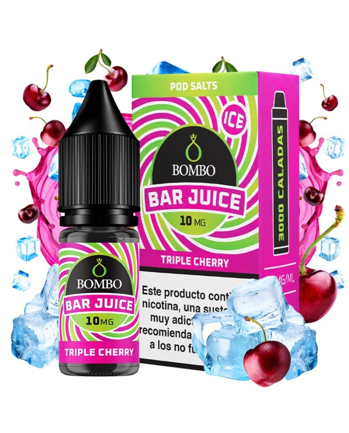 Sales TRIPLE CHERRY ICE Bar Juice By Bombo