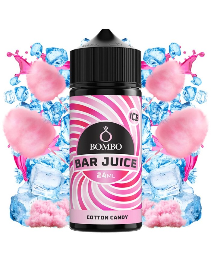 Longfill COTTON CANDY ICE Bar Juice By Bombo