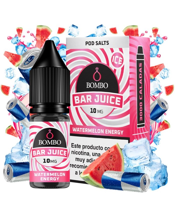 Sales WATERMELON ENERGY ICE Bar Juice By Bombo