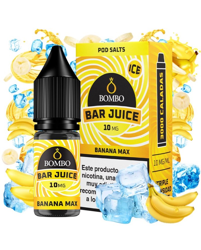 Sales BANANA MAX ICE Bar Juice By Bombo
