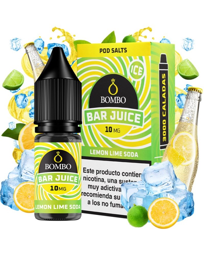 Sales LEMON LIME SODA ICE Bar Juice By Bombo