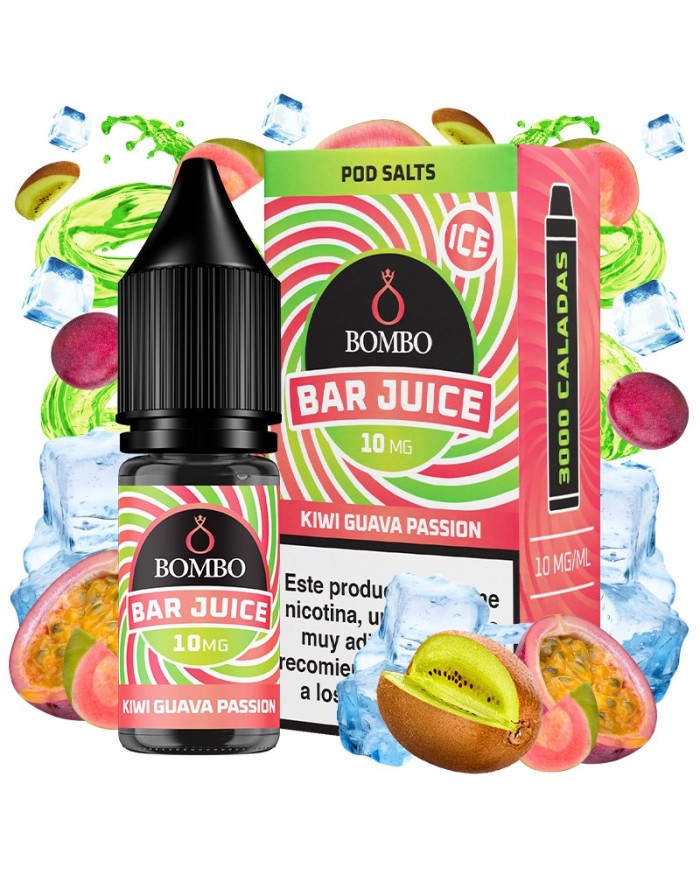 Sales KIWI GUAVA PASSION ICE Bar Juice By Bombo