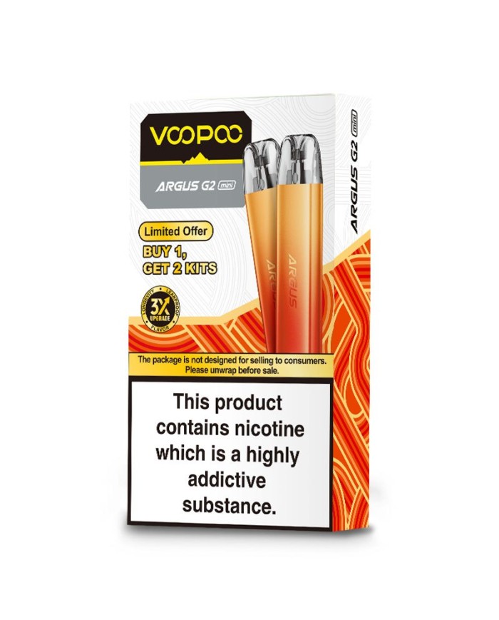 Voopoo ARGUS G2 MINI PACK 2X1 UNIDADES LIMITADAS Pod