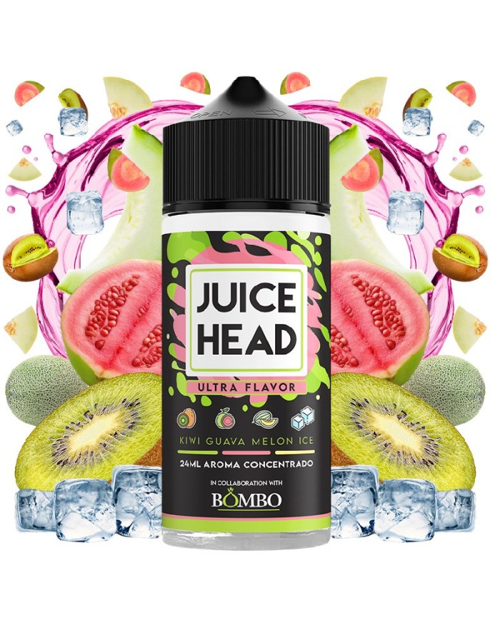 Longfill KIWI GUAVA MELON ICE 24ML. Juice Head By Bombo