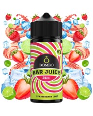 Longfill STRAWBERRY LIME ICE Bar Juice By Bombo