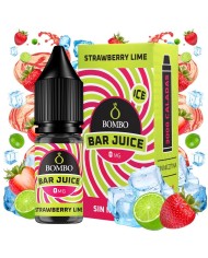Bar Juice By Bombo STRAWBERRY LIME ICE 10 Mililitros