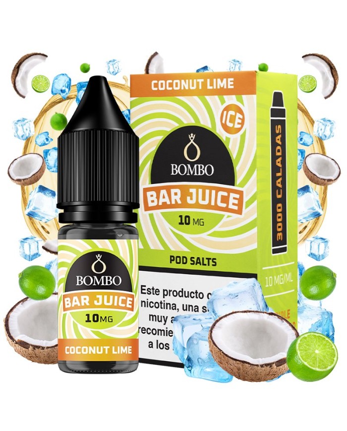 Sales COCONUT LIME ICE Bar Juice By Bombo