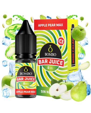 Bar Juice By Bombo APPLE PEAR MAX ICE 10 Mililitros Bar Juice By Bombo APPLE PEAR MAX ICE 10 Mililitros