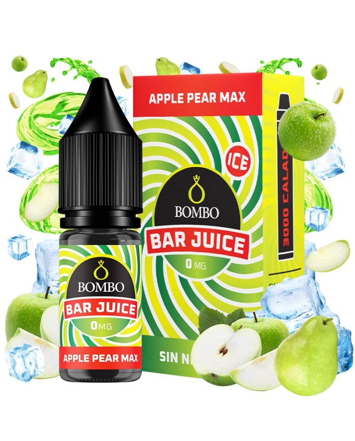 Bar Juice By Bombo APPLE PEAR MAX ICE 10 Mililitros