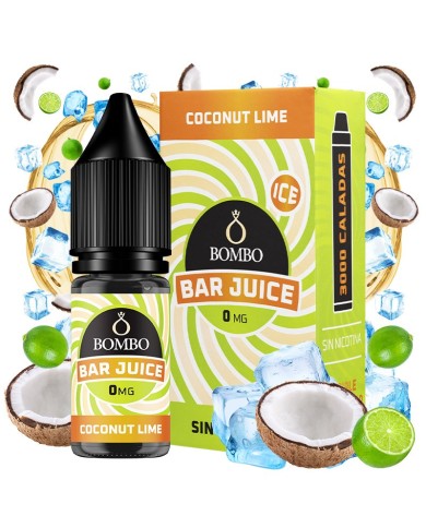 Bar Juice By Bombo COCONUT LIME ICE 10 Mililitros Bar Juice By Bombo COCONUT LIME ICE 10 Mililitros