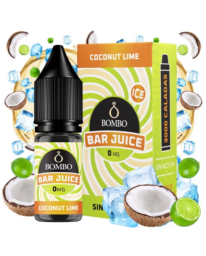 Bar Juice By Bombo COCONUT LIME ICE 10 Mililitros