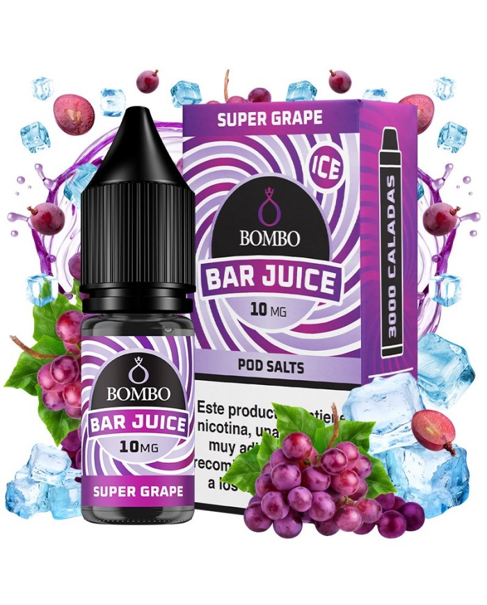 Sales SUPER GRAPE ICE Bar Juice By Bombo