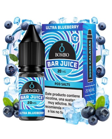 Sales ULTRA BLUEBERRY ICE Bar Juice By Bombo Sales ULTRA BLUEBERRY ICE Bar Juice By Bombo