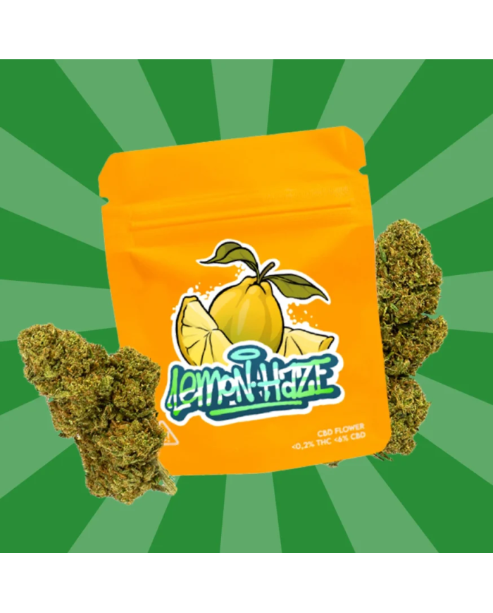 Flores LEMON HAZE Cbd Gorilla Grillz