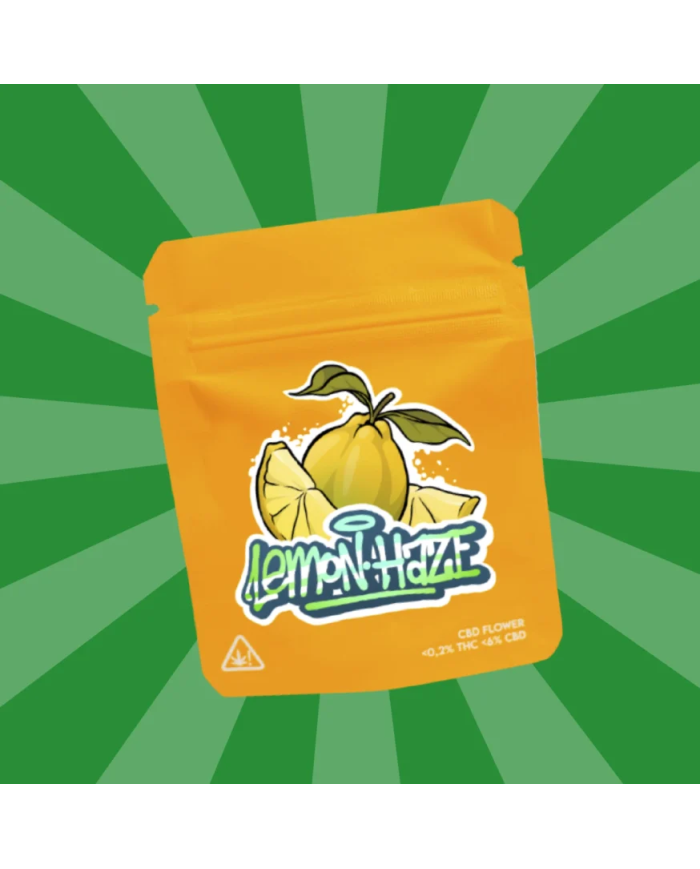 Flores LEMON HAZE Cbd Gorilla Grillz