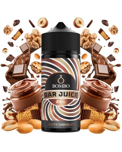 Longfill NUTTY CHOCOLATE 24ML. Bar Juice By Bombo Longfill NUTTY CHOCOLATE 24ML. Bar Juice By Bombo