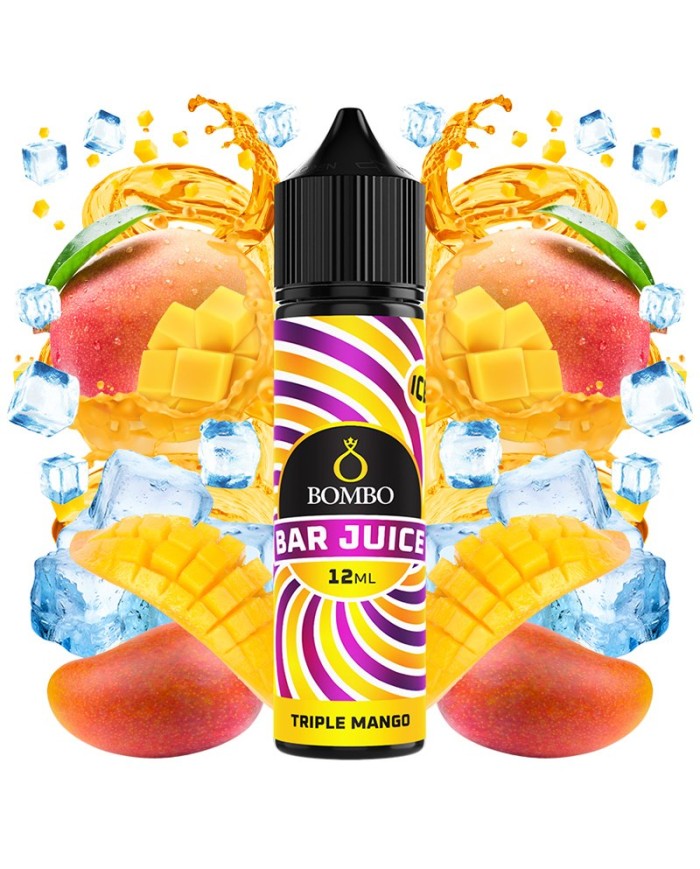 Longfill TRIPLE MANGO ICE Bar Juice By Bombo