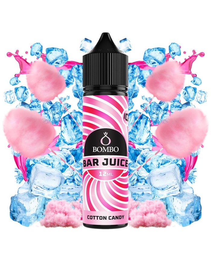 Longfill COTTON CANDY ICE Bar Juice By Bombo