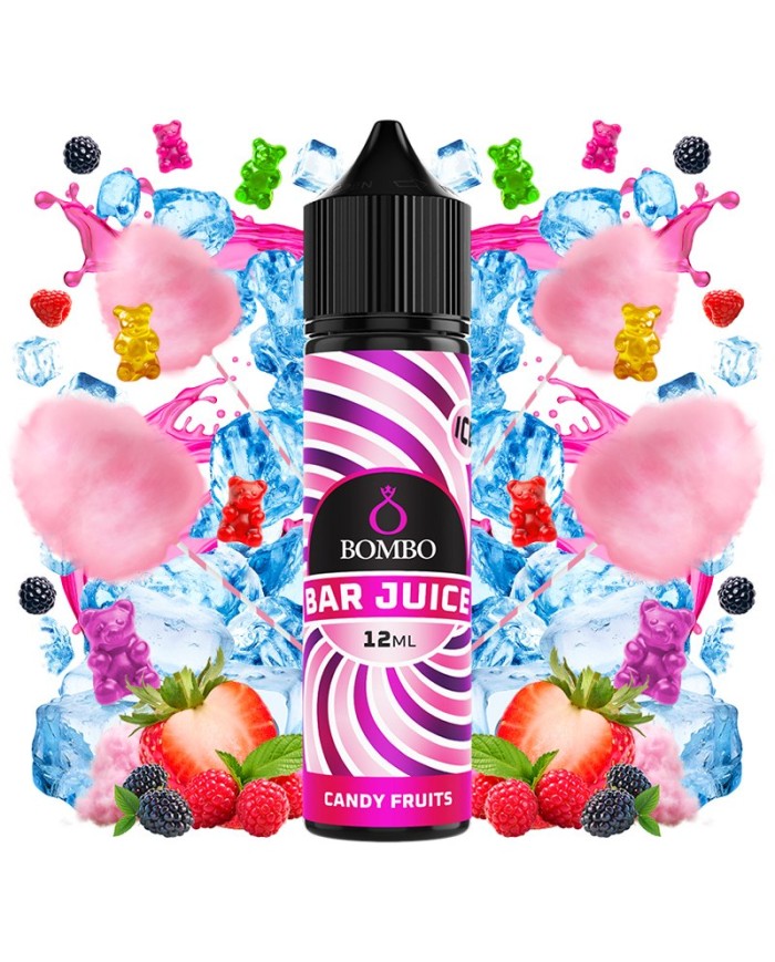 Longfill CANDY FRUITS ICE Bar Juice By Bombo