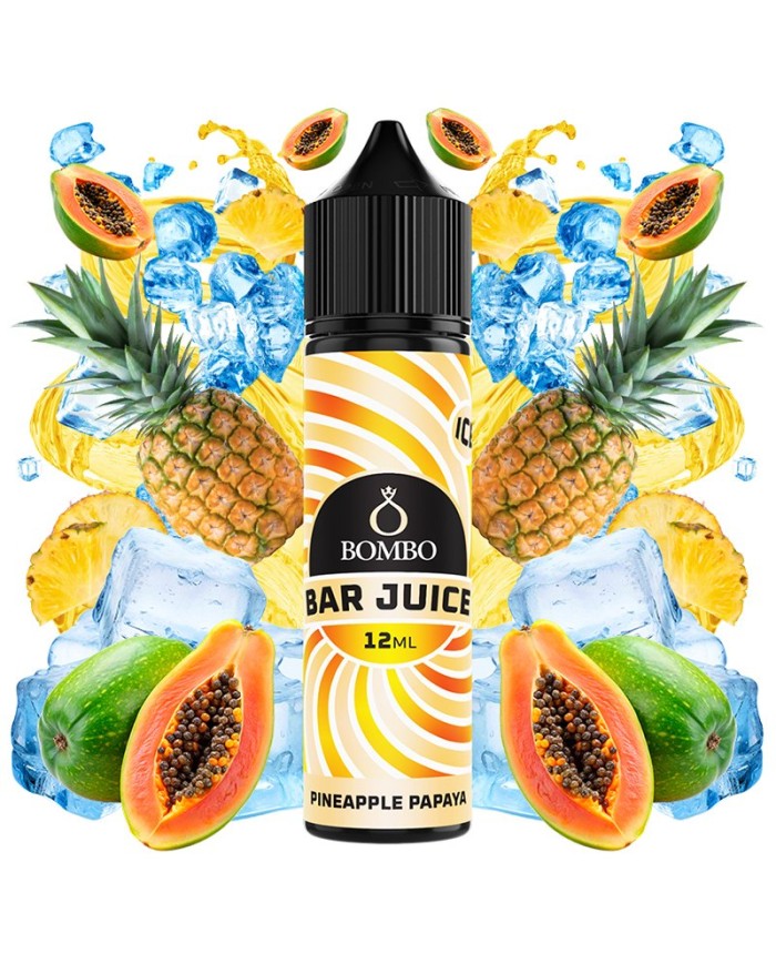 Longfill PINEAPPLE PAPAYA ICE Bar Juice By Bombo