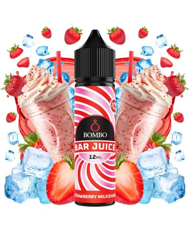 Longfill STRAWBERRY MILKSHAKE ICE Bar Juice By Bombo Longfill STRAWBERRY MILKSHAKE ICE Bar Juice By Bombo