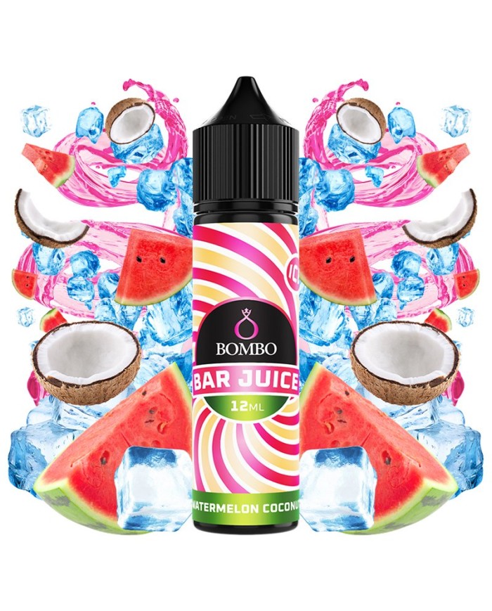 Longfill WATERMELON COCONUT ICE Bar Juice By Bombo