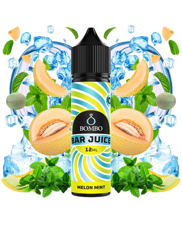 Longfill MELON MINT ICE Bar Juice By Bombo