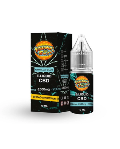 E-Liquid CBD BS GORILLA GLUE 2500mg. Iguana Smoke