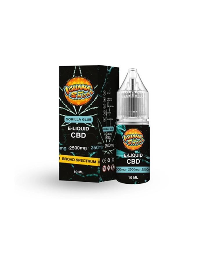 E-Liquid CBD BS GORILLA GLUE 2500mg. Iguana Smoke