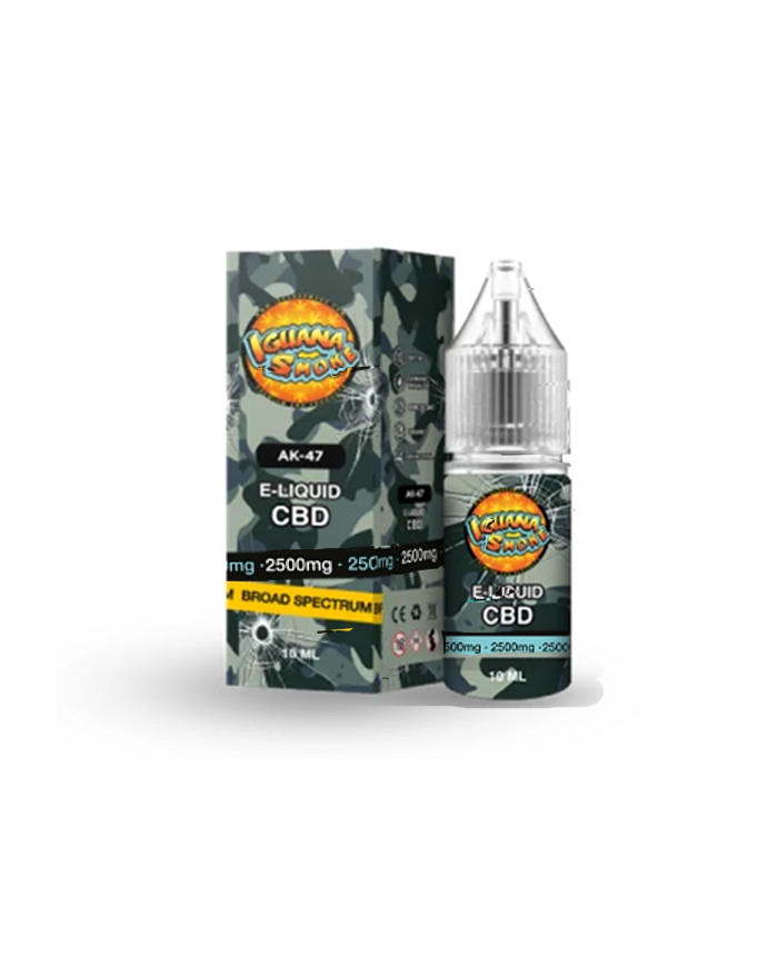 E-Liquid CBD BS AK-47 2500mg. Iguana Smoke