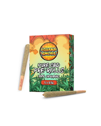 Pack 5 PRE-ROLLS CBD Iguana Smoke Pack 5 PRE-ROLLS CBD Iguana Smoke