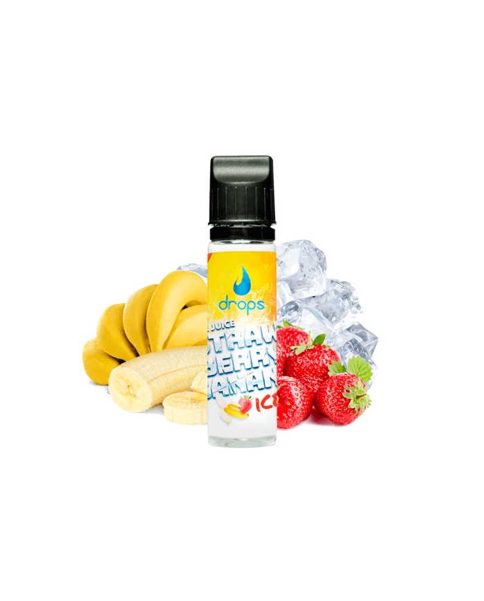 Longfill BAR STRAWBERRY BANANA ICE Drops