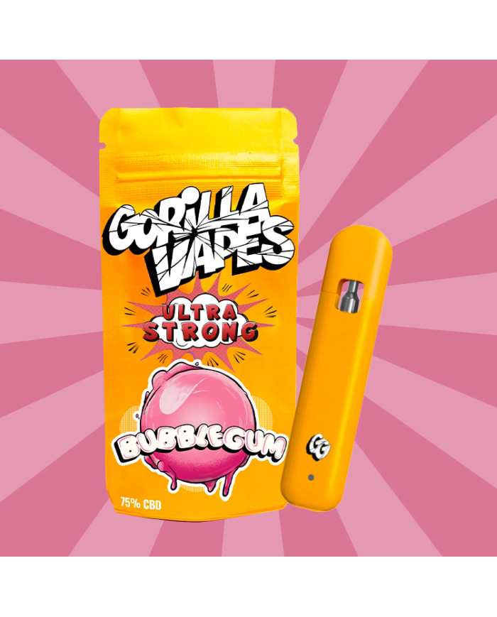 Vaper Desechable BUBBLEGUM Gorilla Grillz