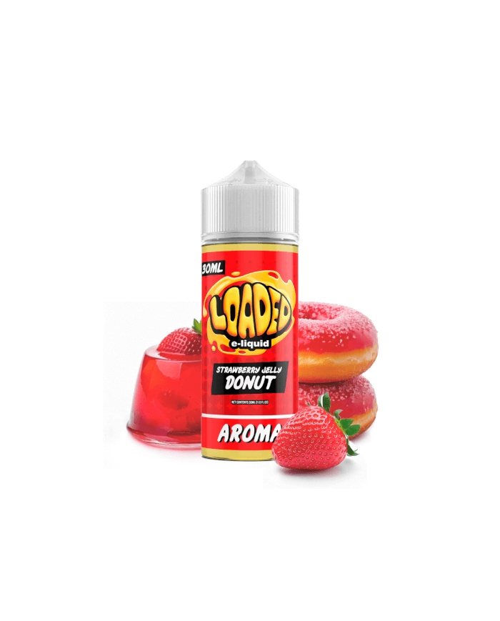 Longfill STRAWBERRY JELLY DONUT 30ML. Loaded